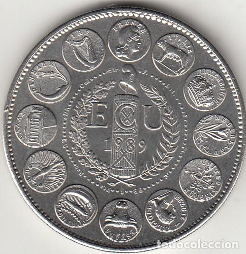 Monedas antiguas de Europa: FRANCIA: ECU 1989 - CEE - Foto 2
