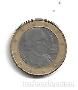 Monedas antiguas de Europa: moneda de 1 &euro; de austria de 2002