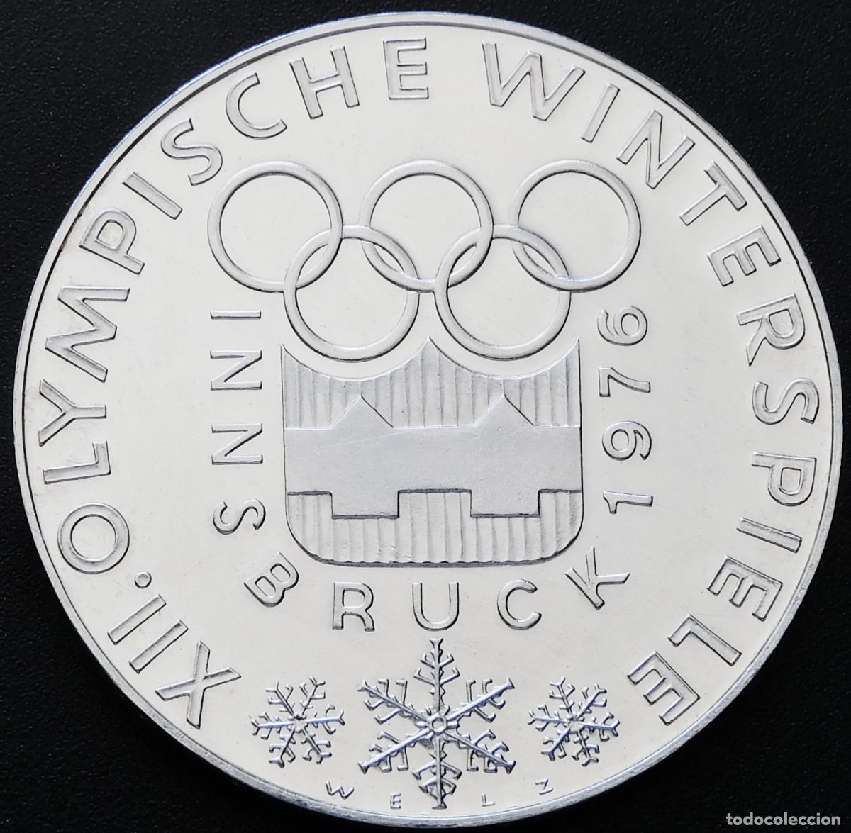 Monnaies anciennes de Europe: MONEDA AUSTRIA 10O CHELINES 1974 - JJOO INNSBRICK. PLATA SIN CIRCULAR ESCASA