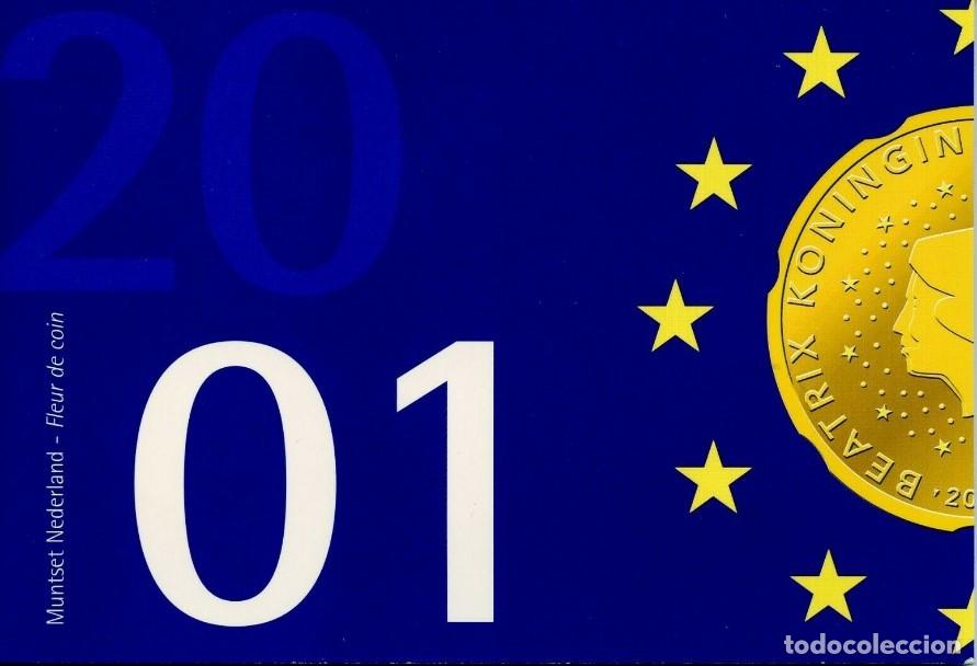 Old Coins of Europe: MONEDA DE HOLANDA 2001 -SET/ ESTUCHE OFICIAL FDC Beatrix Holland coin