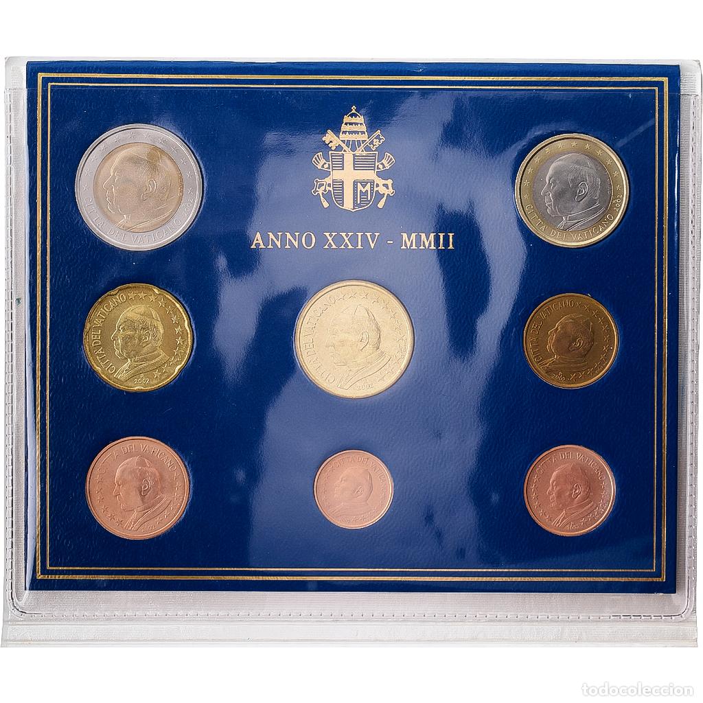 Monedas antiguas de Europa: [#1546997] CIUDAD DEL VATICANO, John Paul II, Set 1 ct. - 2 Euro, 2002, Rome, Sin