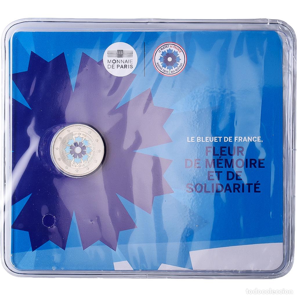 Monedas antiguas de Europa: [#1546831] Francia, 2 Euro, bleuet de France, 2018, MDP, Bimet&aacute;lico, FDC