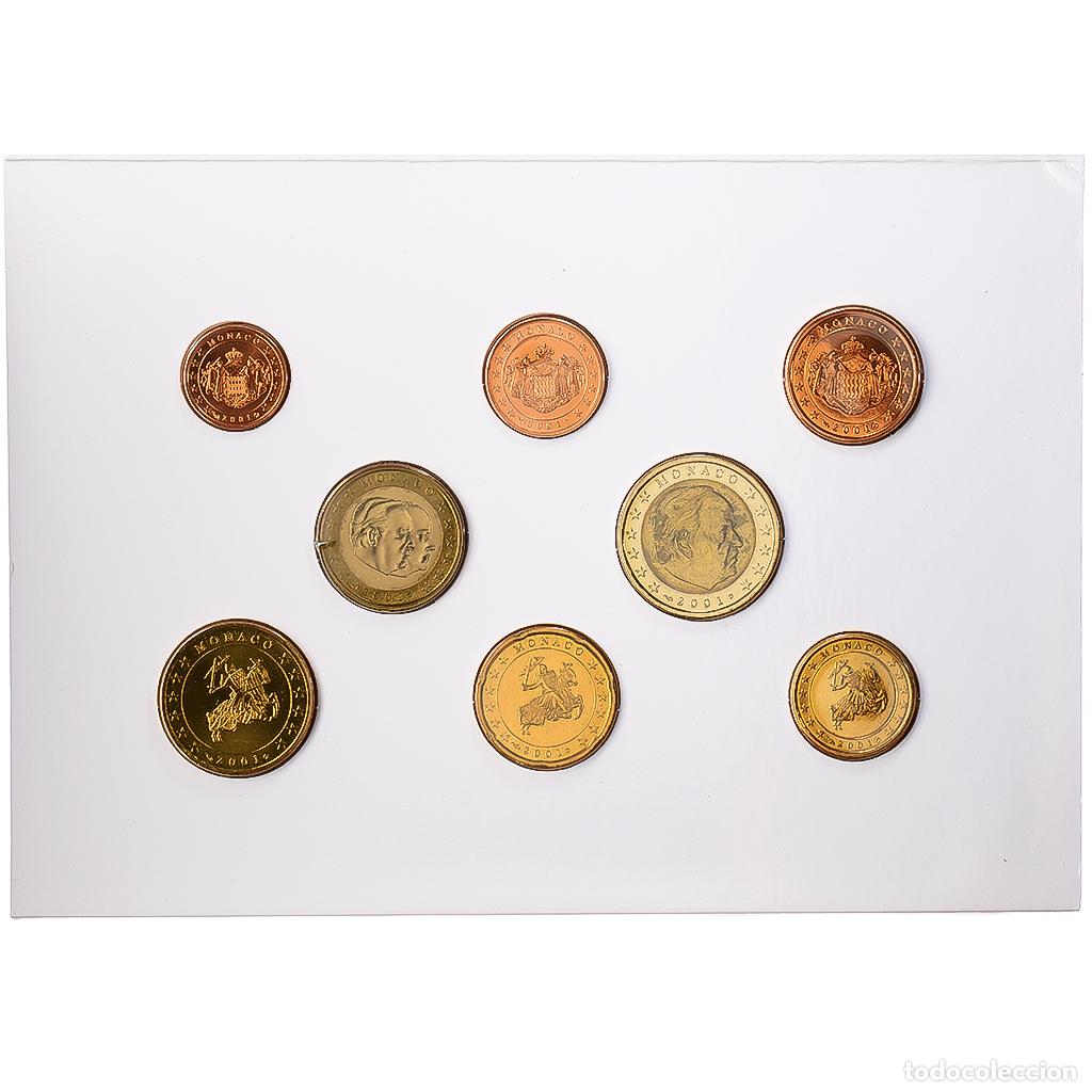 Monedas antiguas de Europa: [#1546809] M&oacute;naco, Albert II, Set 1 ct. - 2 Euro, BU, 2001, MDP, Sin informaci&oacute;n, FDC