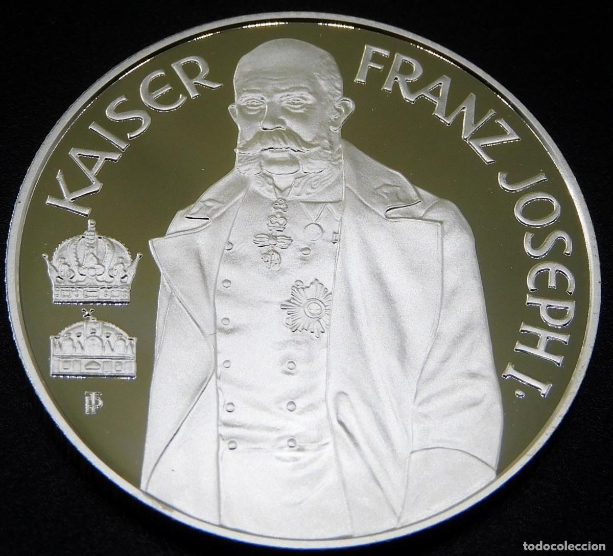 Moedas antigas da Europa: MONEDA AUSTRIA 10O CHELINES 1994 -FRANZ JOSEPH I. PLATA PROOF. ESCASA