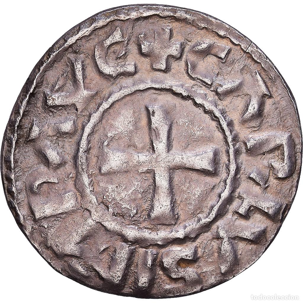 Monedas antiguas de Europa: [#1203168] Francia, Charles II le Chauve, Denier, 840-855, Bourges, Plata, MBC