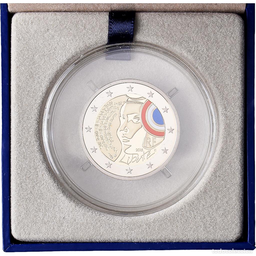 Monedas antiguas de Europa: [#1546818] Francia, 2 Euro, Festival of the Federation, Prueba, 2015, MDP, Bimet&aacute;lico, FDC
