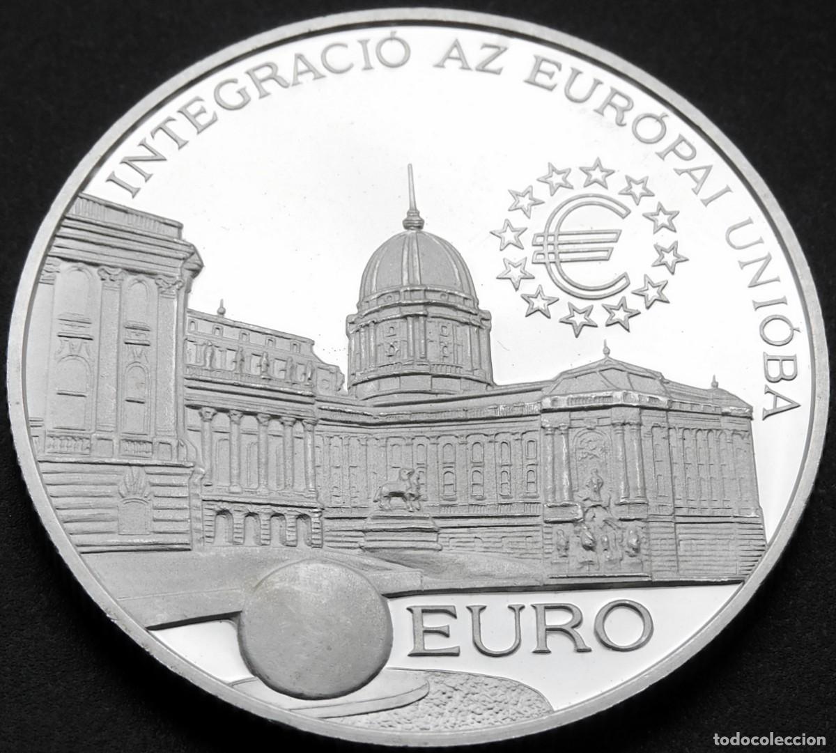 Monedas antiguas de Europa: HUNGRIA 2000 FORINT 1997 - INTEGRACION EN LA UNION EUROPEA. PLATA PROOF. SUPER ESCASA