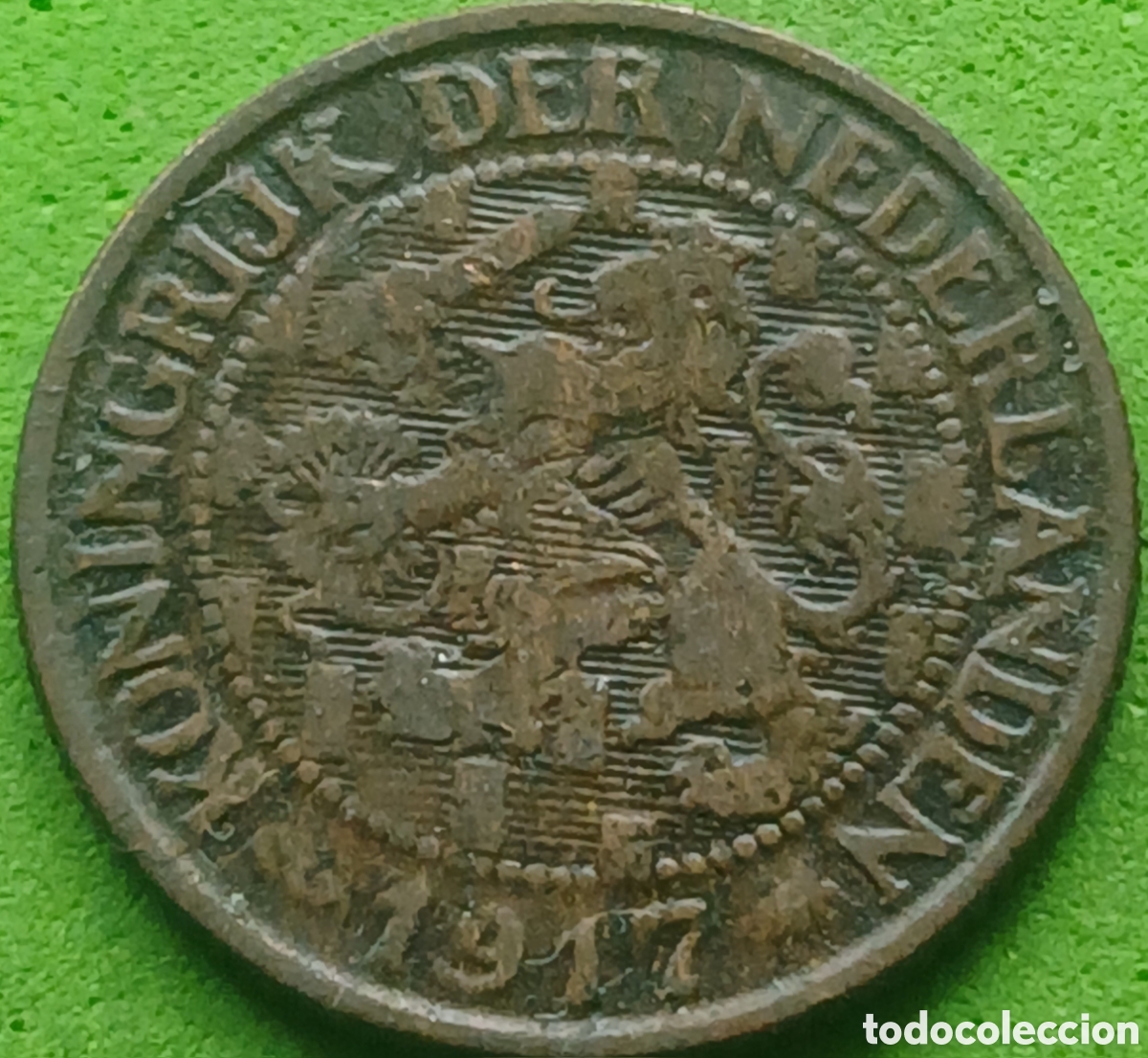 Monedas antiguas de Europa: Pa&iacute;ses Bajos 1 cent 1917 km#152