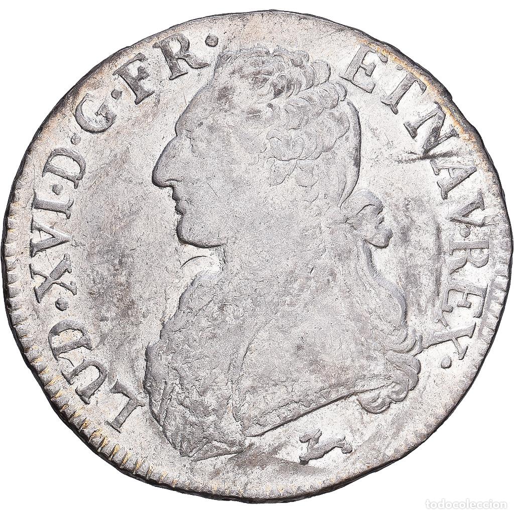 Monedas antiguas de Europa: [#1203181] Francia, Louis XVI, Ecu aux branches d'olivier, 1785, Orl&eacute;ans, Plata, EBC
