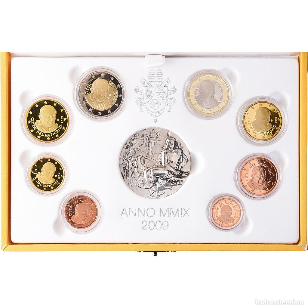 Monedas antiguas de Europa: [#1546555] CIUDAD DEL VATICANO, Benedict XVI, Set 1 ct. - 2 Euro + Medal, Saint John