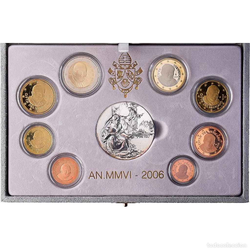 Monedas antiguas de Europa: [#1546552] CIUDAD DEL VATICANO, Benedict XVI, Set 1 ct. - 2 Euro + Medal, Saint Matthieu