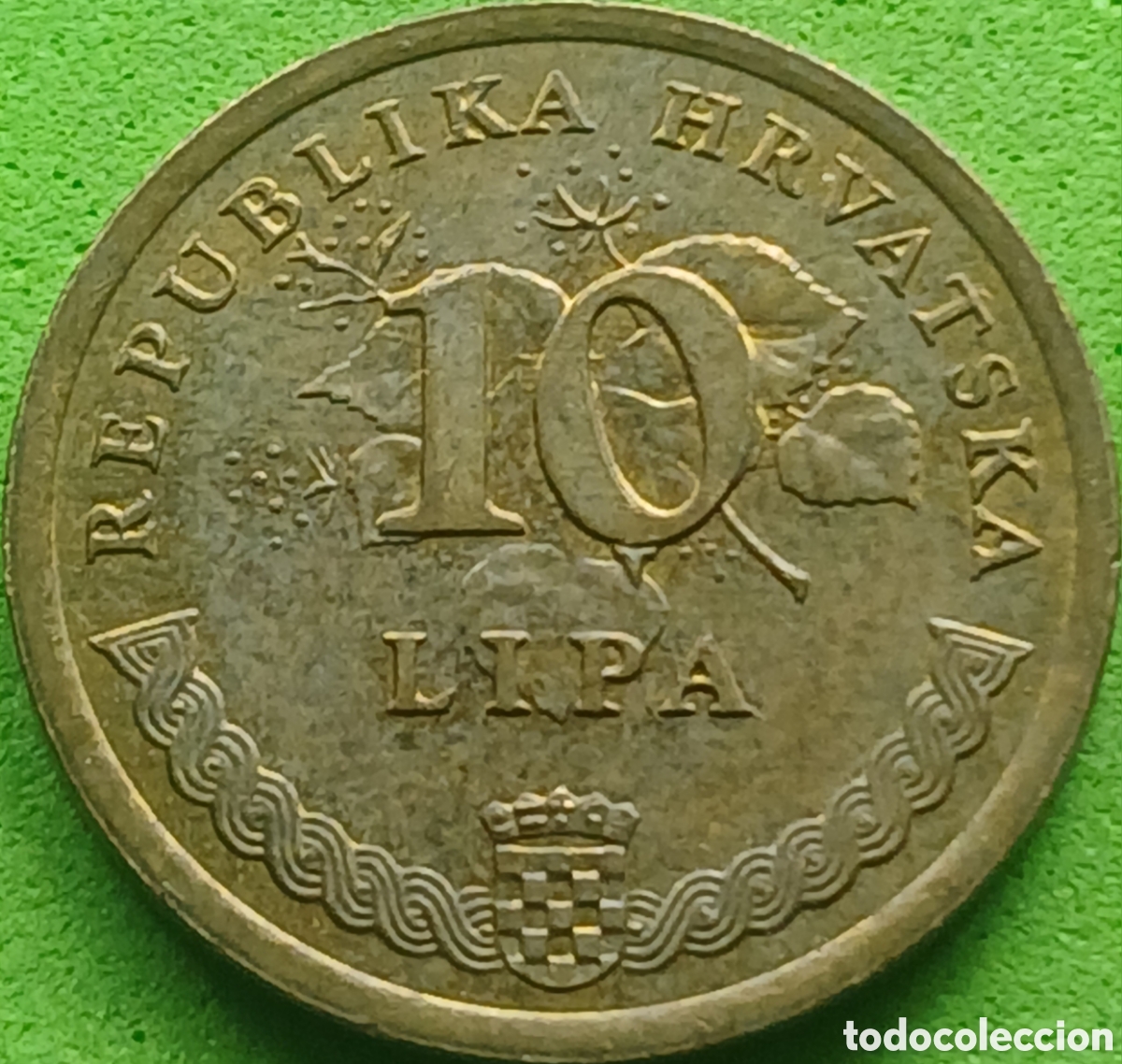 Monedas antiguas de Europa: Croacia 10 lipa 1996 km#16 poco com&uacute;n