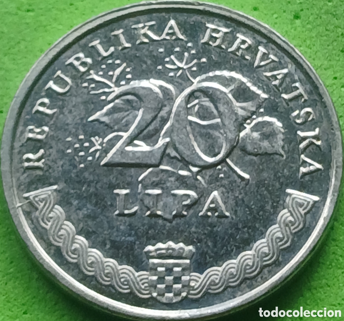 Monedas antiguas de Europa: Croacia 20 lipa 2007 km#7