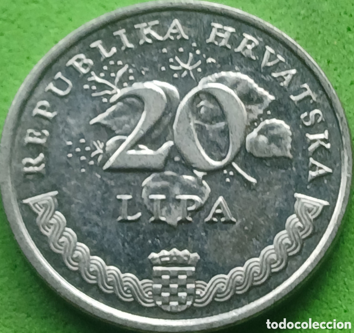 Monedas antiguas de Europa: Croacia 20 lipa 2009 km#7
