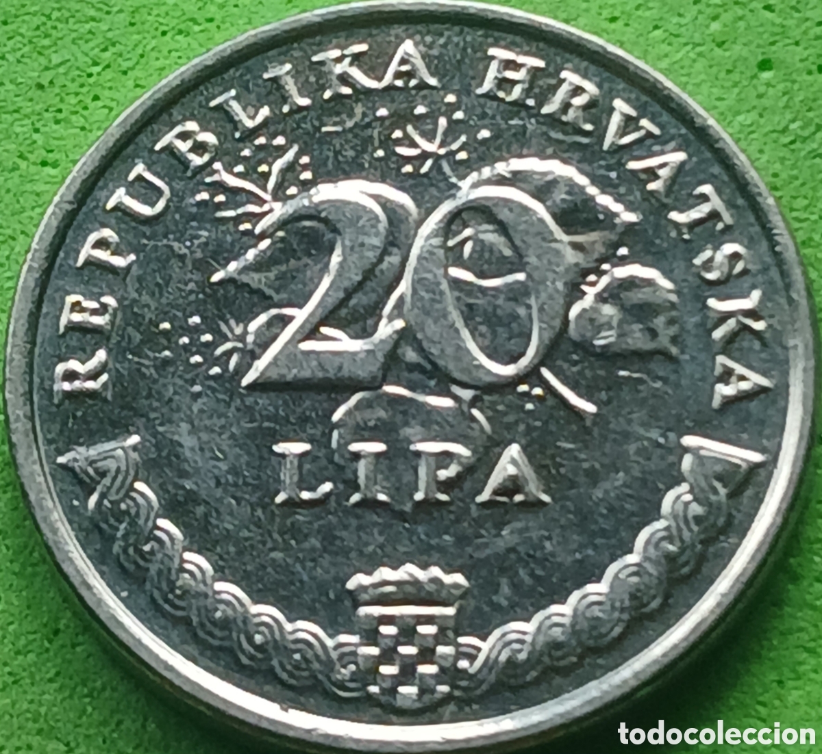 Monedas antiguas de Europa: Croacia 20 lipa 2017 km#7