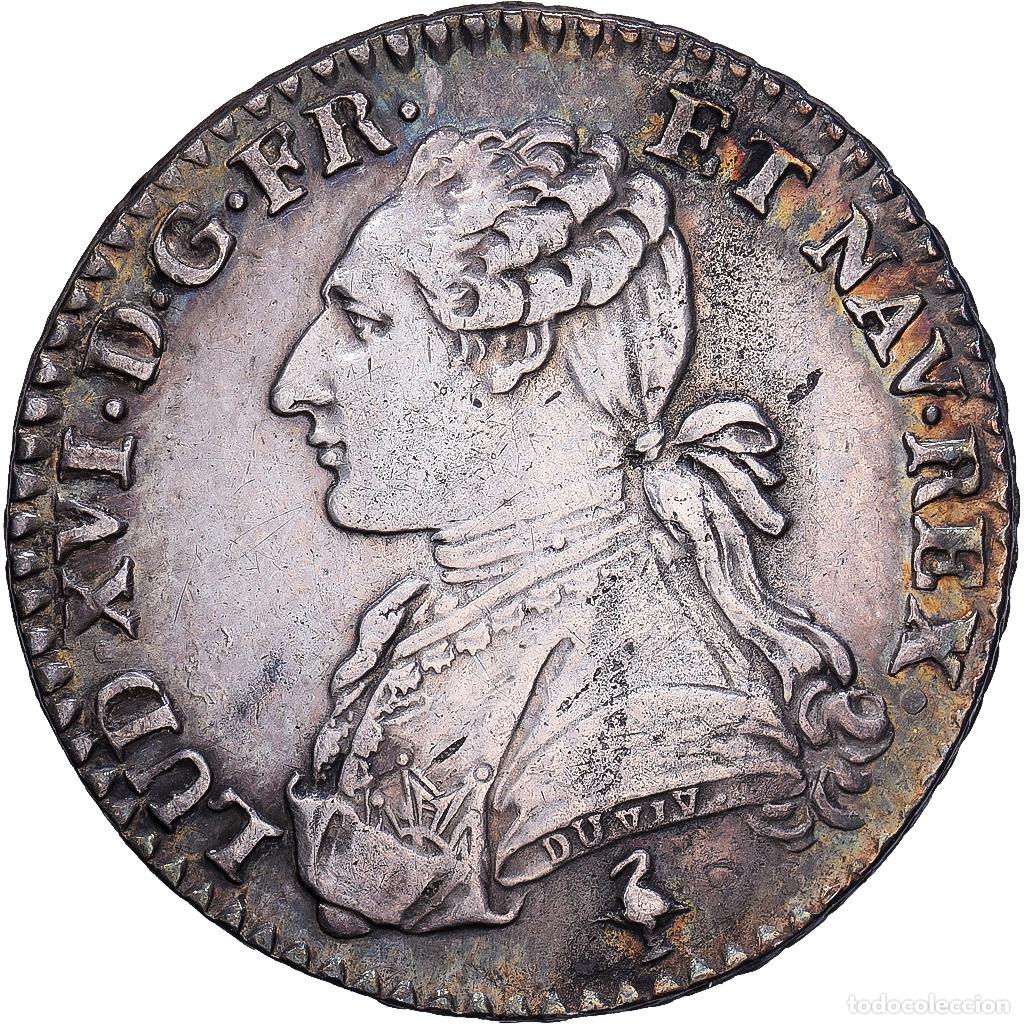 Monedas antiguas de Europa: [#1203192] Francia, Louis XVI, 1/10 &Eacute;cu aux branches d'olivier, 1779, Paris, Plata, MBC+