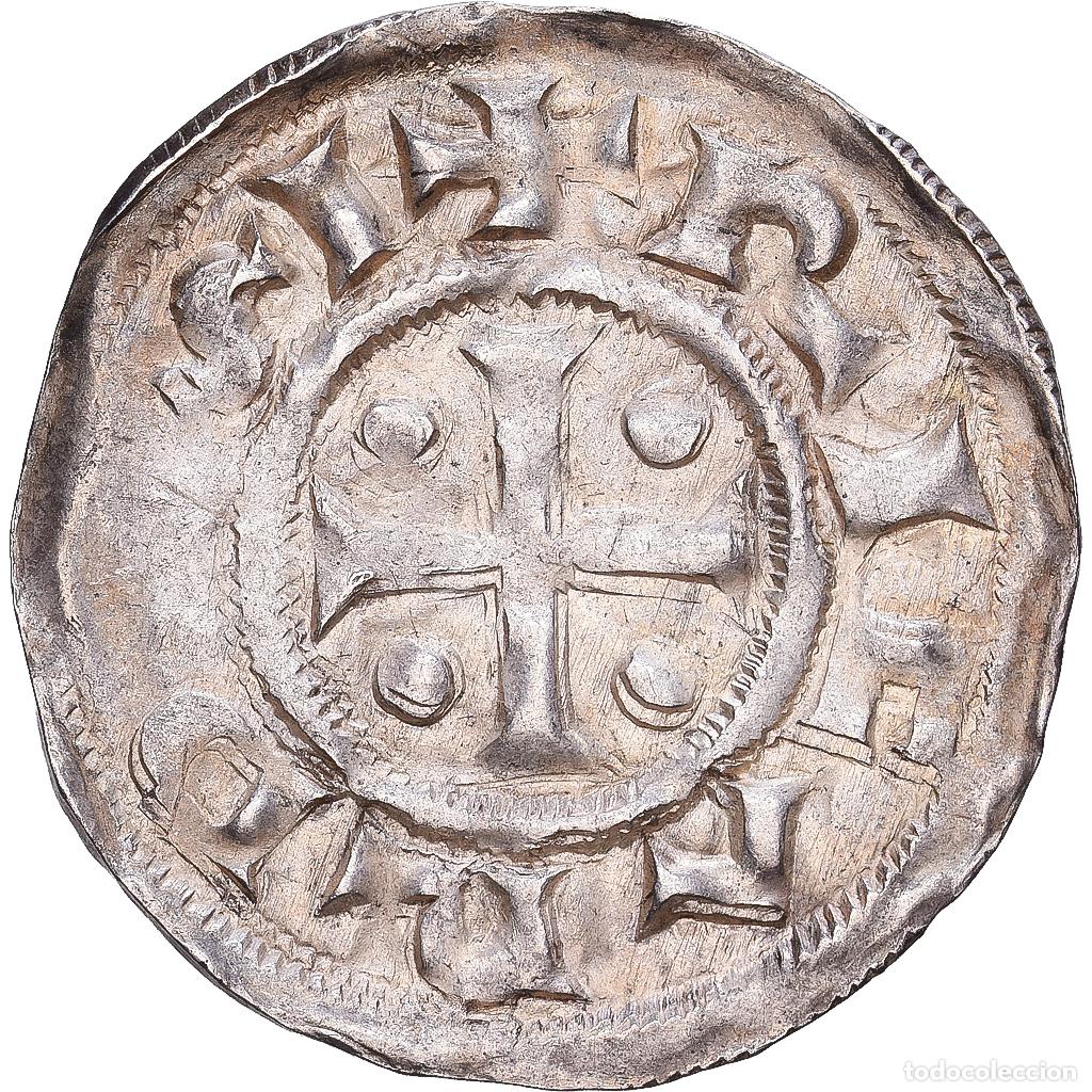 Monedas antiguas de Europa: [#1546689] Duchy of Normandy, Richard Ier, Denier au fronton, 960-980, Rouen, Plata, MBC