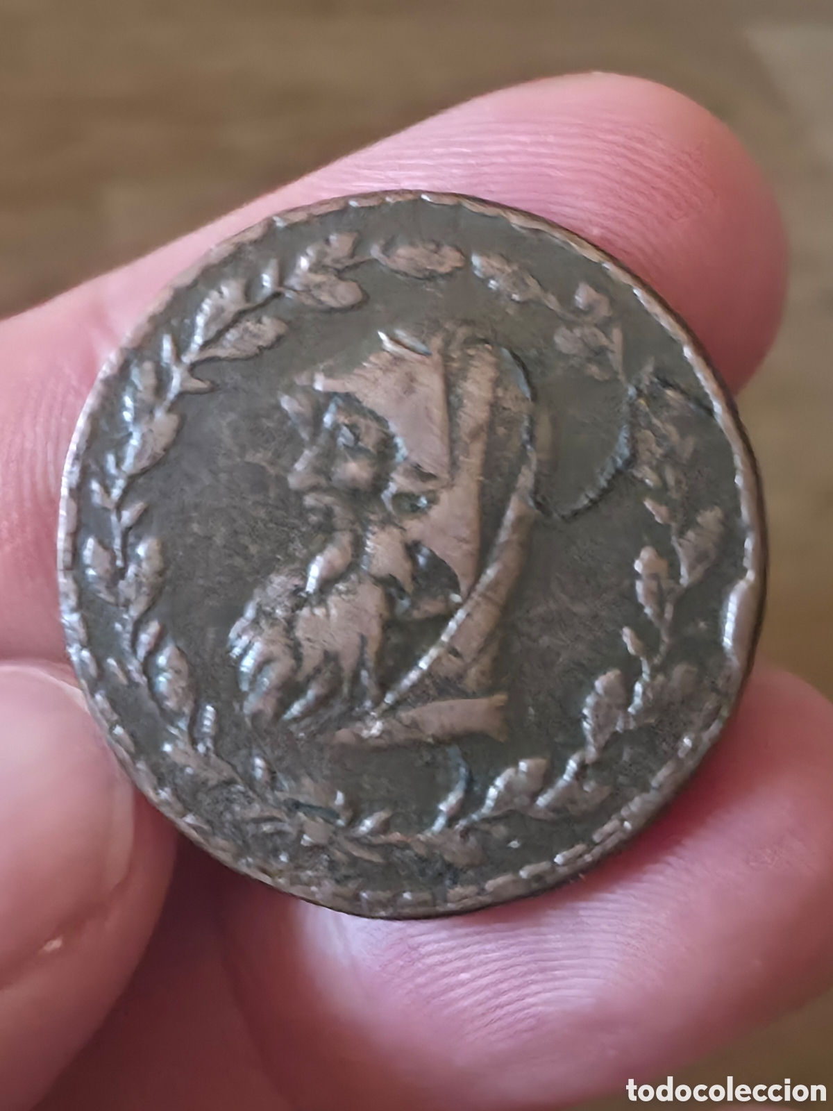 Monedas antiguas de Europa: HALF PENNY ( TOKEN ) DE GALES A&Ntilde;O 1791 CON ROSTRO DE DRUIDA CON CAPUCHA EMITIDO POR PARYS MOUNTAIN