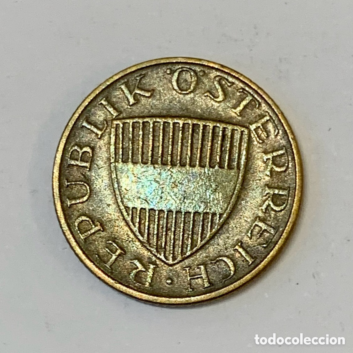 Monedas antiguas de Europa: Moneda. Republik Osterreich. 50 Groschen 1973.