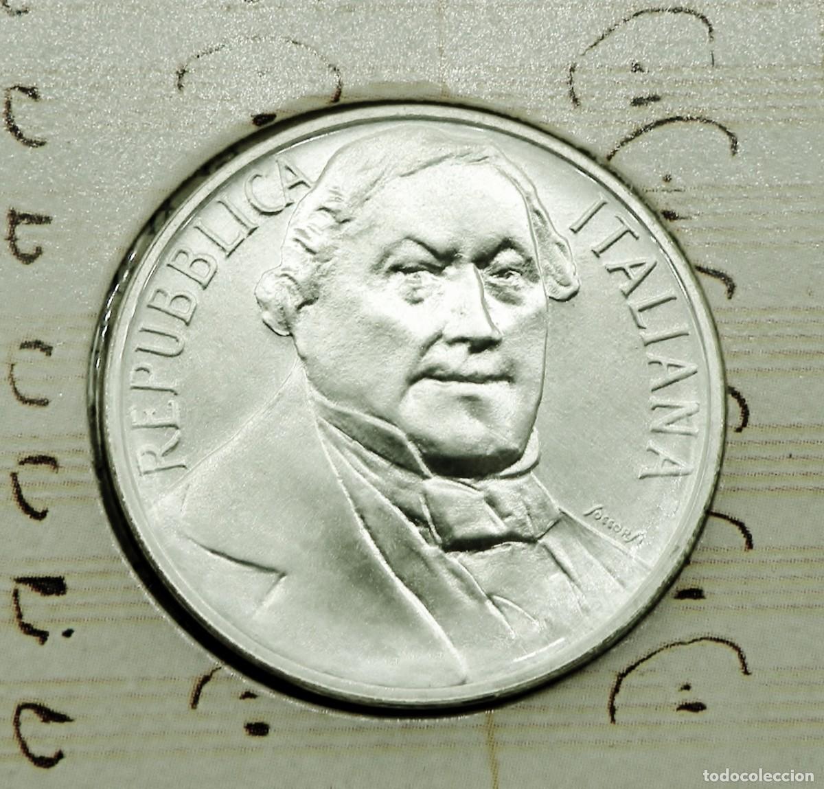 Monedas antiguas de Europa: ITALIA 500 LIRAS 1992 - ROSSINI. PLATA SIN CIRCULAR. MUY ESCASA. EN ESTUCHE OFICIAL