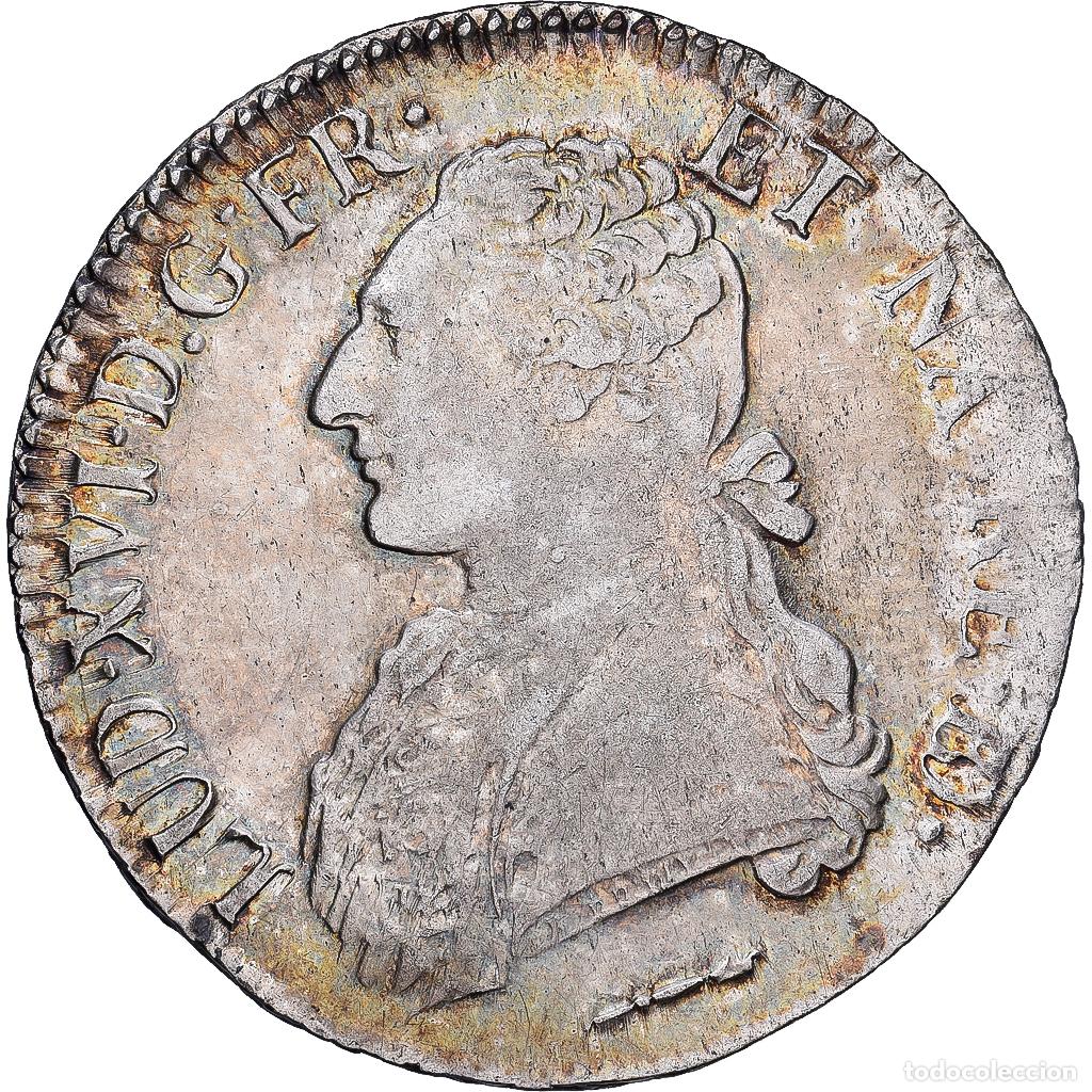 Monedas antiguas de Europa: [#1203173] Francia, Louis XVI, &Eacute;cu de B&eacute;arn aux branches d'olivier, &Eacute;cu de B&eacute;arn aux