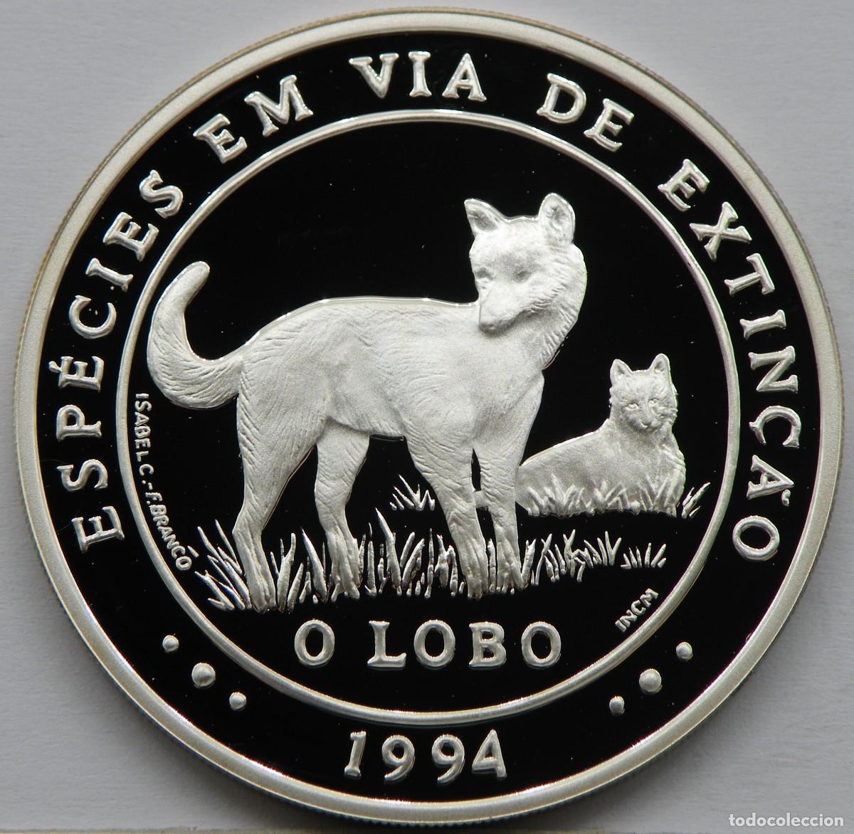 Alte M&uuml;nzen aus Europa: PORTUGAL 1000 ESCUDOS 1994 - SERIE IBEROAMERICANA. PLATA PROOF SUPER ESCASA