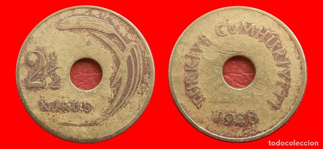 Monedas antiguas de Europa: 2 1/2 KURUS 1948 TURQUIA-155146