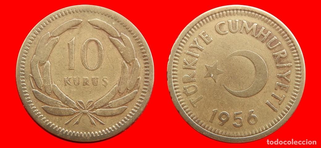Monedas antiguas de Europa: 10 KURUS 1956 TURQUIA-155151