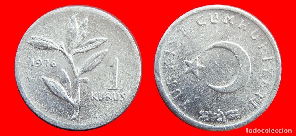 Monedas antiguas de Europa: 1 KURUS 1976 TURQUIA-155154