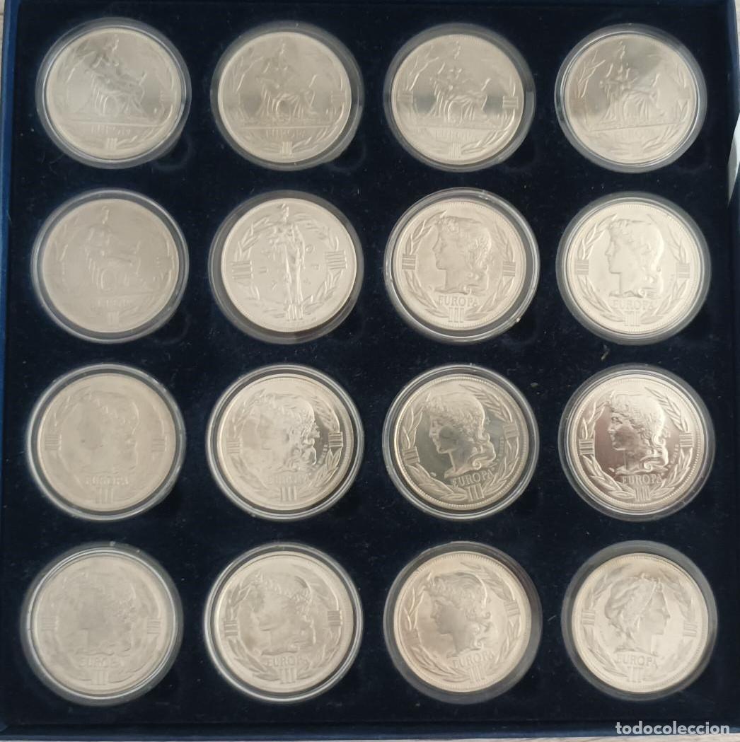 Alte M&uuml;nzen aus Europa: ESTUCHE CON 16 MONEDAS DE ECUS DE FRANCIA DE LOS A&Ntilde;OS 1979 A 1994 - TRESOR DU PATRIMOINE - EUROPA