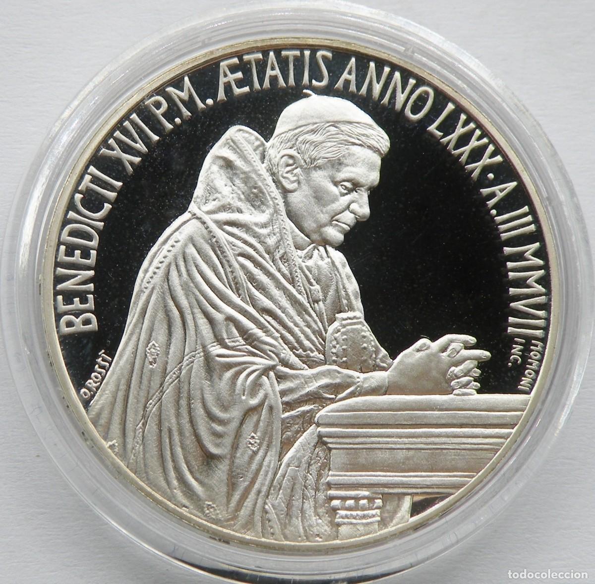 Alte M&uuml;nzen aus Europa: VATICANO 5 EUROS 2007 - DIA MUNDIAL DE LA PAZ. PLATA PROOF. MUY ESCASA. ESTUCHE Y CERTIFICADO