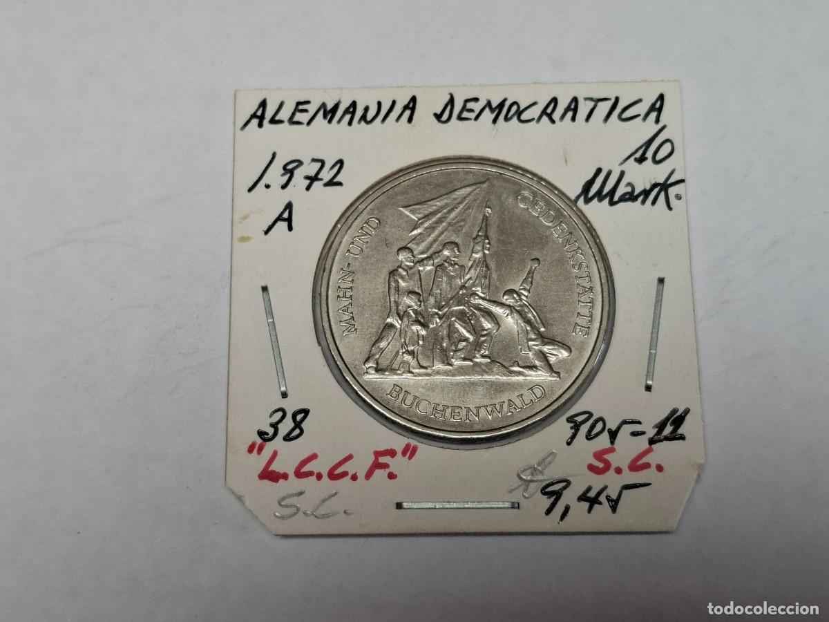 Monedas antiguas de Europa: 10 MARKS de 1972 A KM 38 ALEMANIA DEMOCRATICA en SIN CIRCULAR