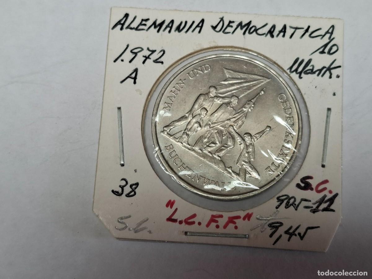 Monedas antiguas de Europa: 10 MARKS de 1972 A KM 38 ALEMANIA DEMOCRATICA en SIN CIRCULAR