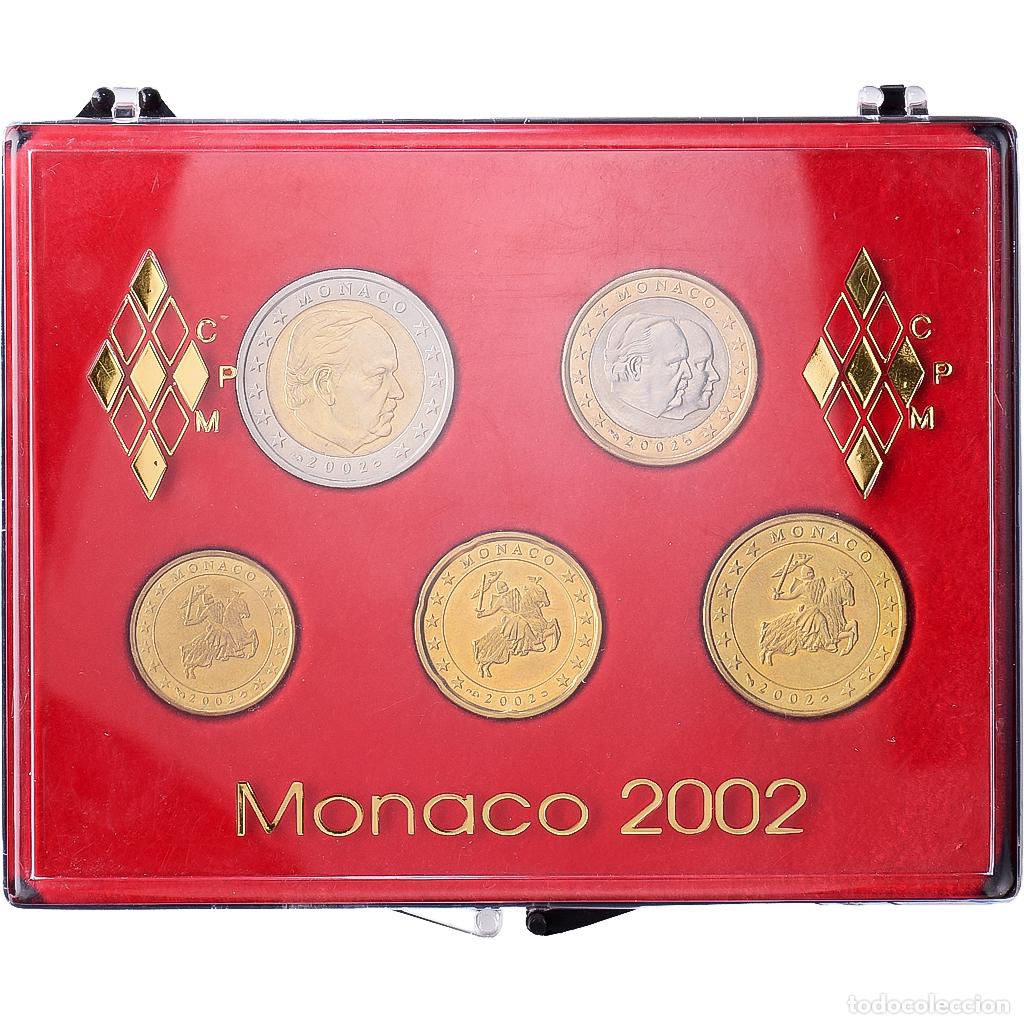 Monedas antiguas de Europa: [#1546836] M&oacute;naco, Rainier III, 10 Cents to 2 Euro, 2002, MDP, Sin informaci&oacute;n, FDC