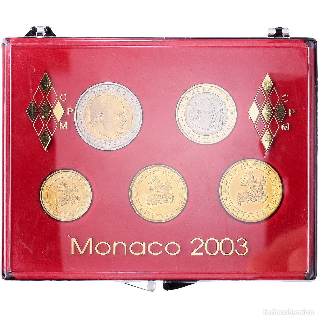 Monedas antiguas de Europa: [#1546837] M&oacute;naco, Rainier III, 10 Cents to 2 Euro, 2003, MDP, Sin informaci&oacute;n, FDC