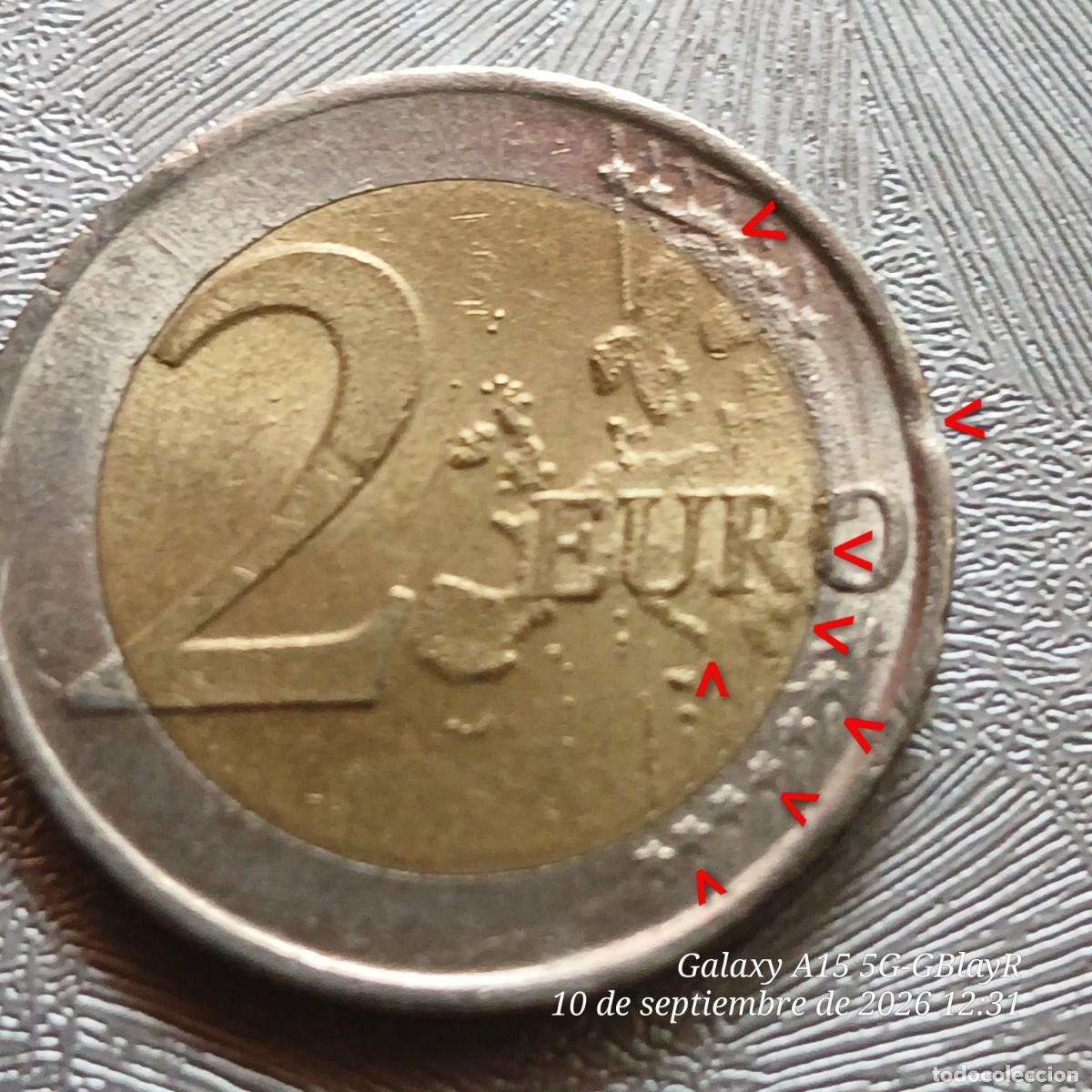 Monedas antiguas de Europa: Moneda de 2 &euro;. Lituania 2015. Errores. - Foto 5