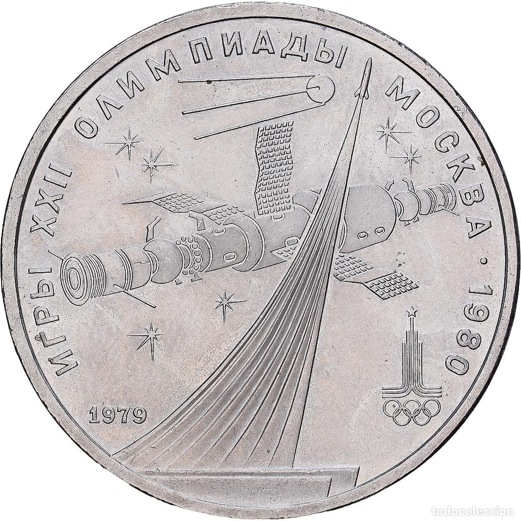 Monedas antiguas de Europa: [#1513841] Rusia, 1 Rouble, 1979, Saint Petersburg, XXIIe Olympiade &agrave; Moscou en 1980