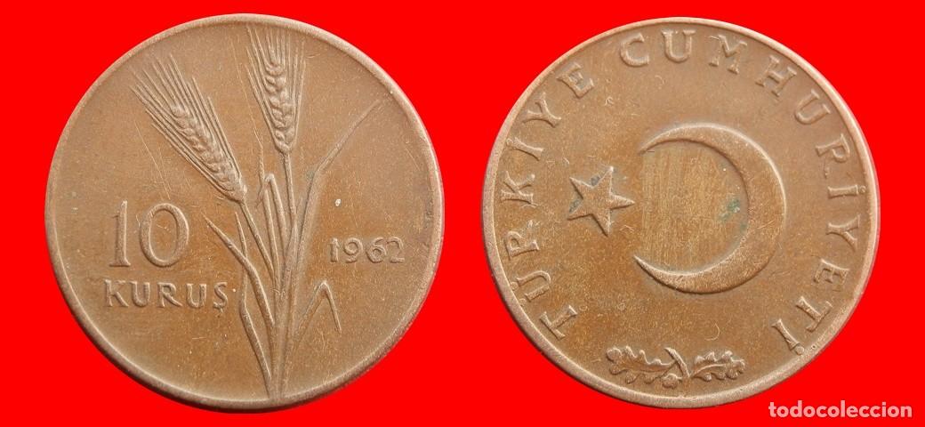Monedas antiguas de Europa: 10 KURUS 1961 TURQUIA-155164