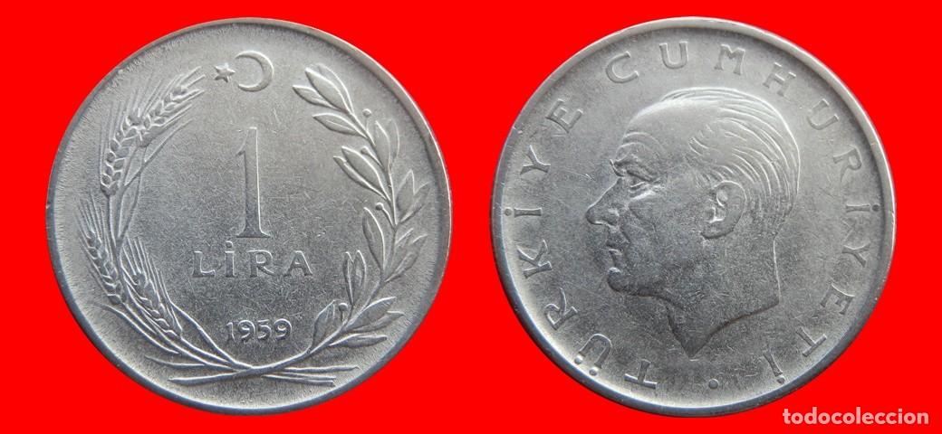 Monedas antiguas de Europa: 1 LIRA 1959 TURQUIA-155182
