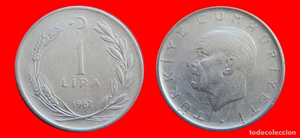 Monedas antiguas de Europa: 1 LIRA 1962 TURQUIA-155184