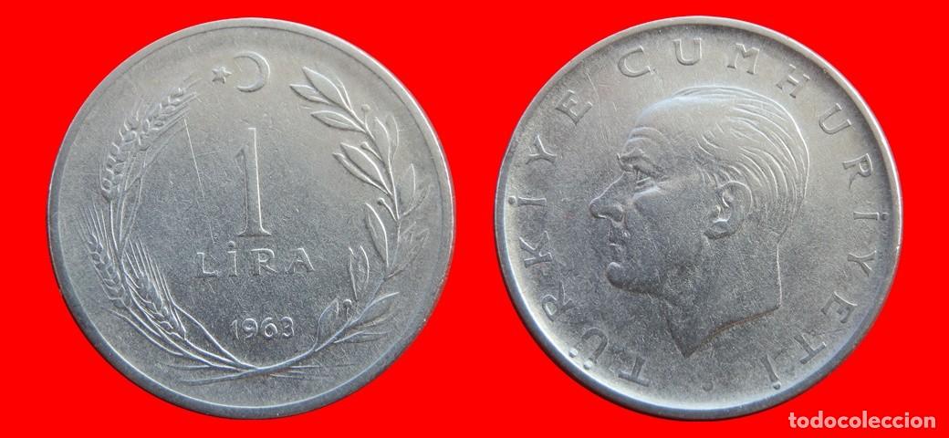 Monedas antiguas de Europa: 1 LIRA 1963 TURQUIA-155185