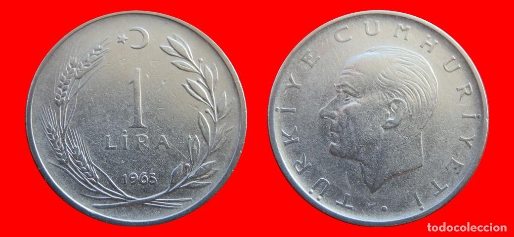 Monedas antiguas de Europa: 1 LIRA 1965 TURQUIA-155187