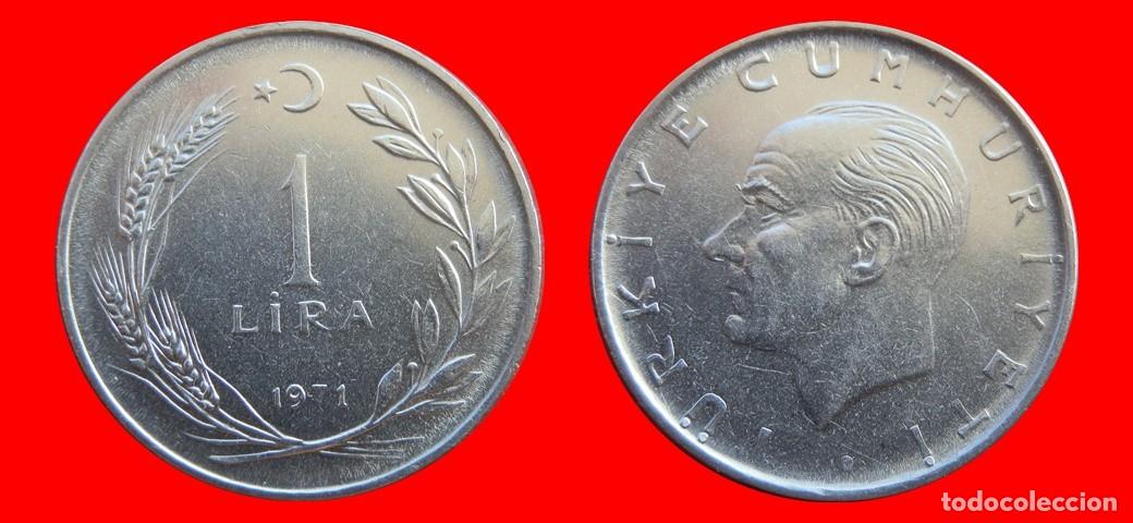 Monedas antiguas de Europa: 1 LIRA 1971 TURQUIA-155188