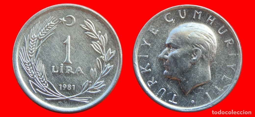 Monedas antiguas de Europa: 1 LIRA 1981 TURQUIA-155190