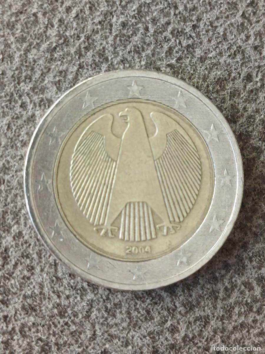 Monedas antiguas de Europa: 2 euros Alemania del a&ntilde;o 2004 ceca A. Con errores