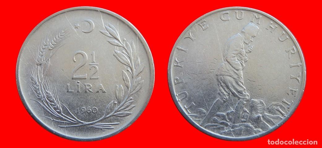 Monedas antiguas de Europa: 2 1/2 LIRA 1960 TURQUIA-155191