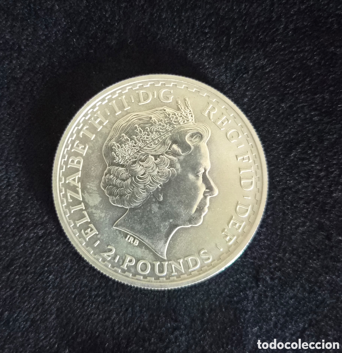 Monedas antiguas de Europa: 2 Libras Reino Unido Plata 1998