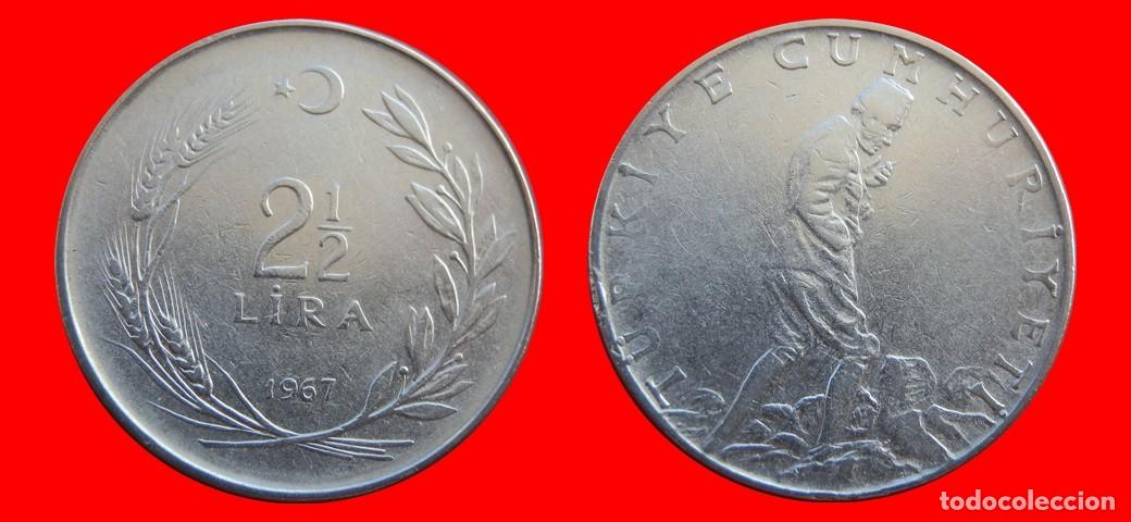 Monedas antiguas de Europa: 2 1/2 LIRA 1967 TURQUIA-155197