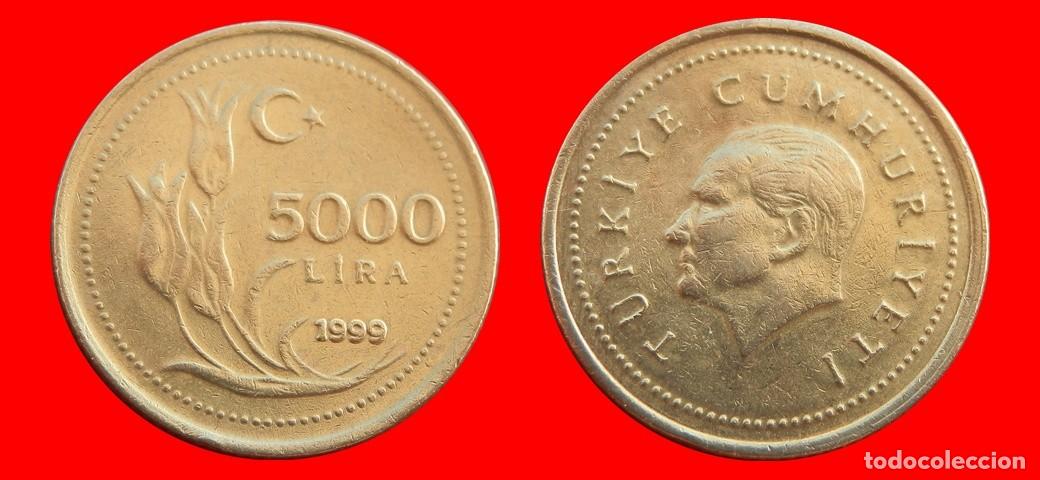 Monedas antiguas de Europa: 5000 LIRA 1999 TURQUIA-155204