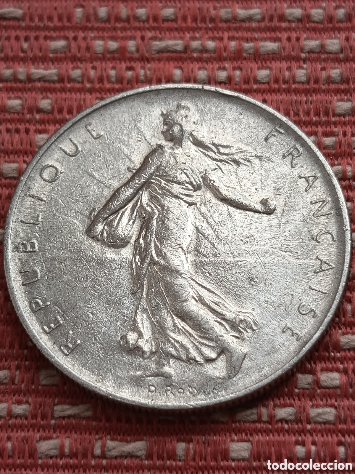 Monedas antiguas de Europa: Francia 1 Franco 1960